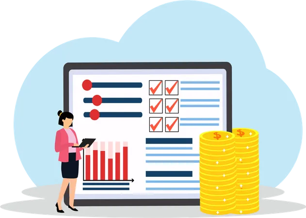 Finance management  Illustration