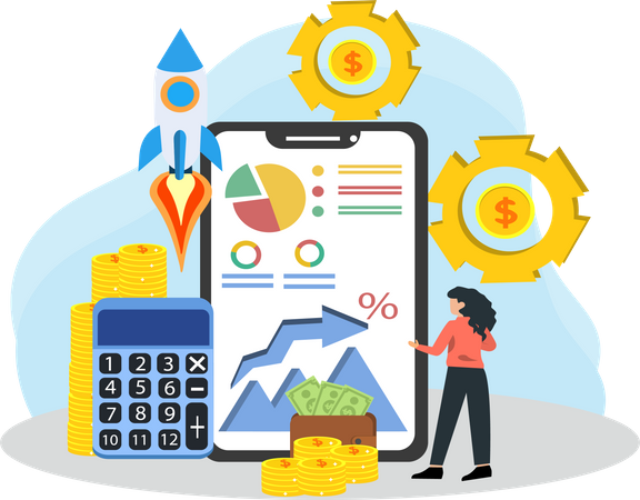 Finance management  Illustration