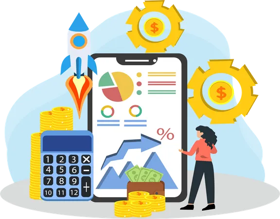 Finance management  Illustration