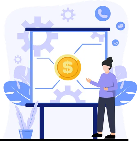 Finance management  Illustration