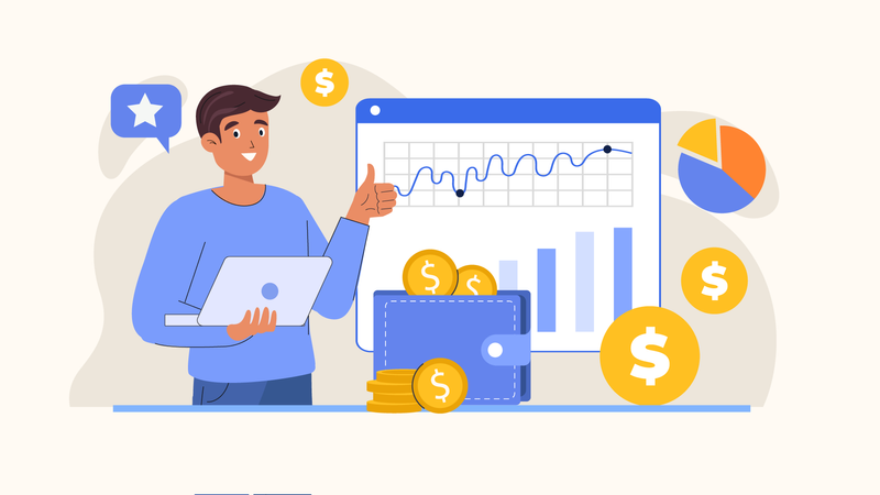 Finance Management  Illustration