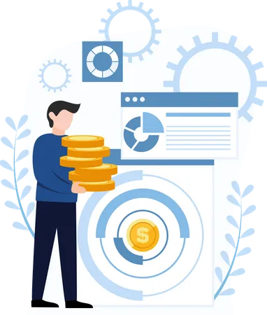 Finance management  Illustration