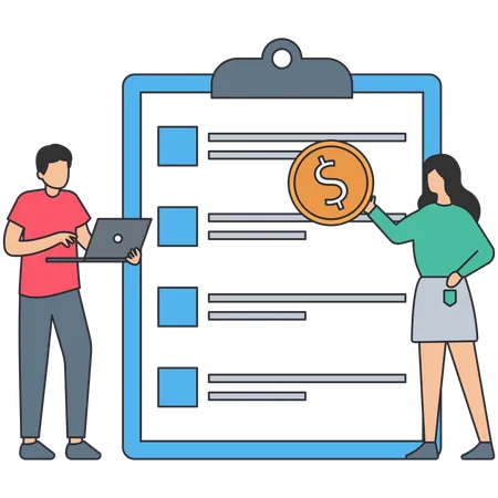 Finance Management  Illustration