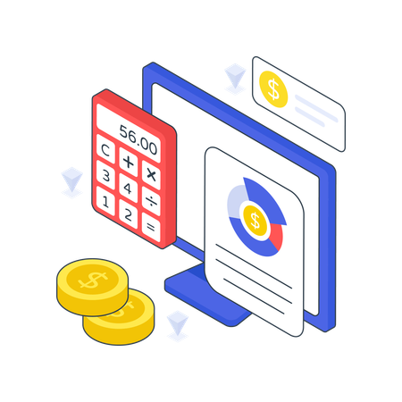 Finance Management  Illustration