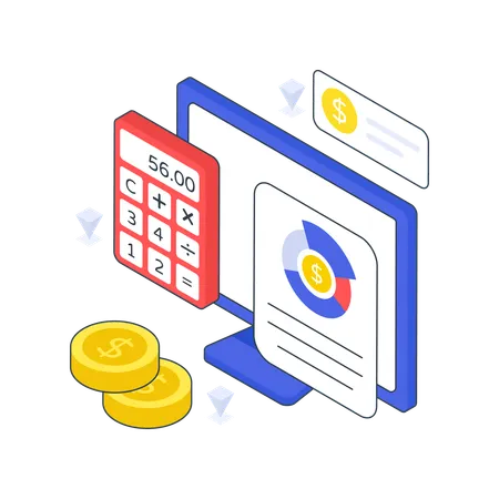 Finance Management  Illustration