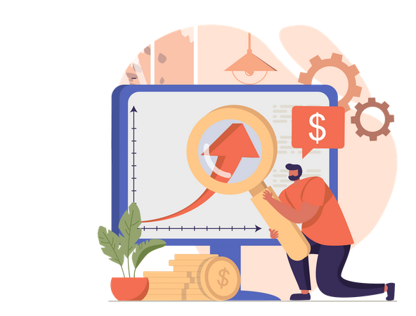 Finance Performance Monitoring  Illustration