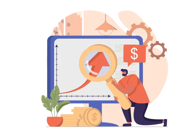 Finance Performance Monitoring  Illustration