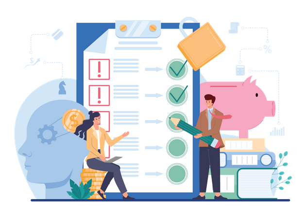 Finance planning  Illustration