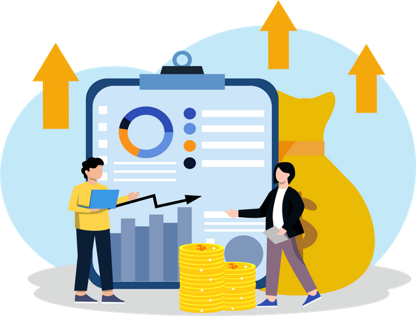 Finance planning  Illustration