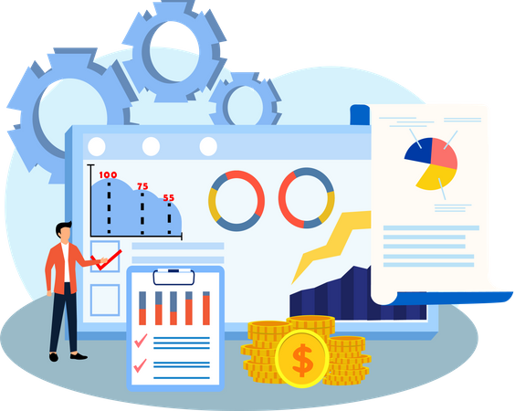 Finance planning  Illustration