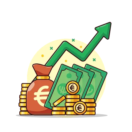 Finance profit  Illustration