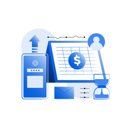 Finance Technology  Illustration