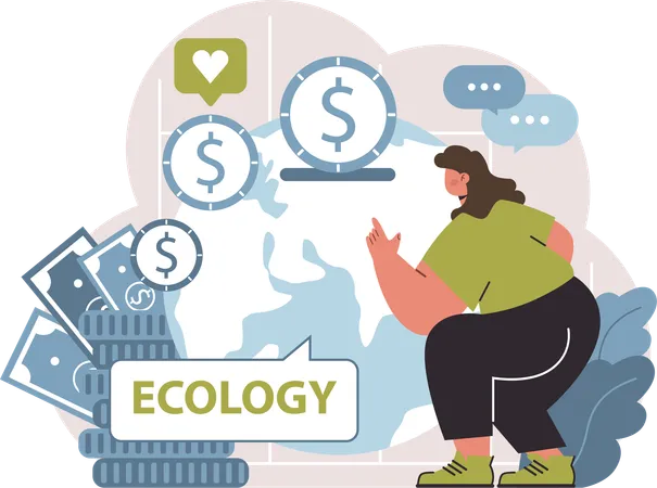 Finances environnementales  Illustration