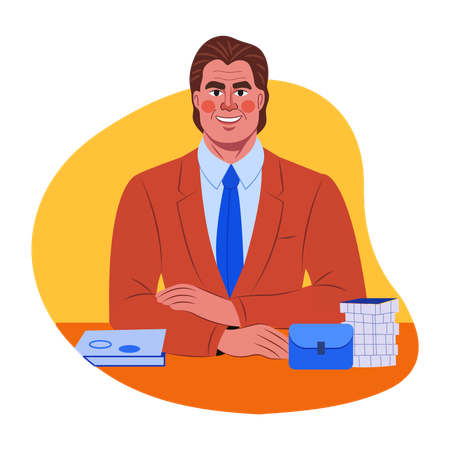 Financial Advisor  Illustration