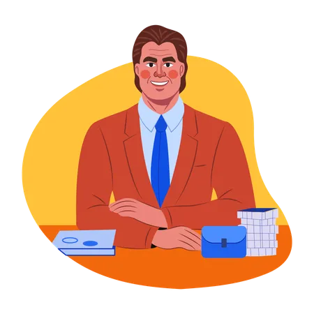 Financial Advisor  Illustration