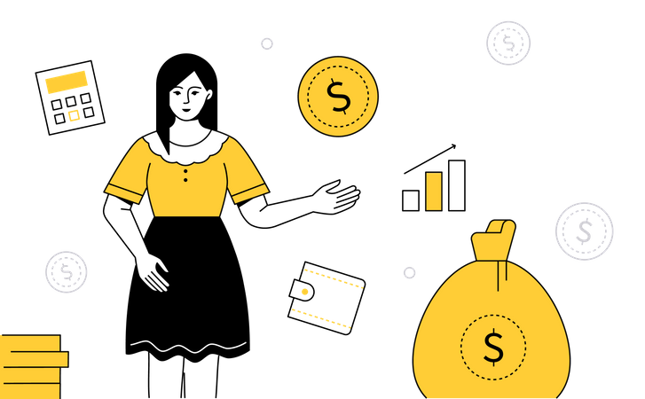 Financial advisor  Illustration