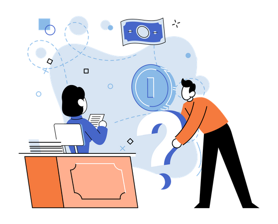 Financial advisor  Illustration