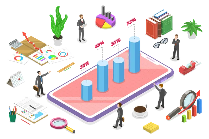 Financial analysis  Illustration