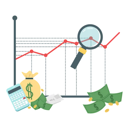 Financial analysis  Illustration