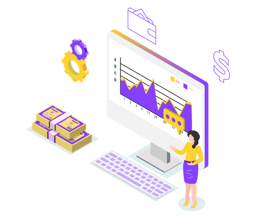 Financial analysis  Illustration