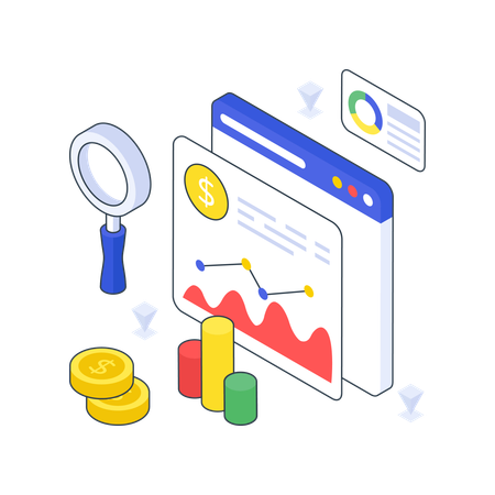 Financial Analytics  Illustration