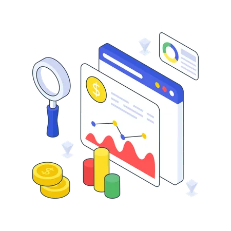 Financial Analytics  Illustration