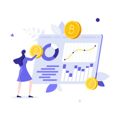 Financial Analytics  Illustration