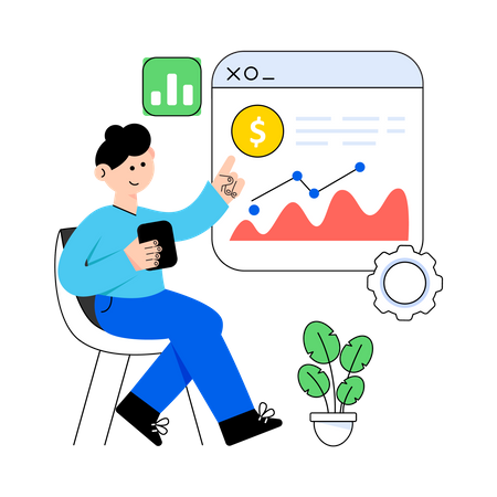 Financial Analytics  Illustration