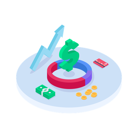 Financial Analytics  Illustration