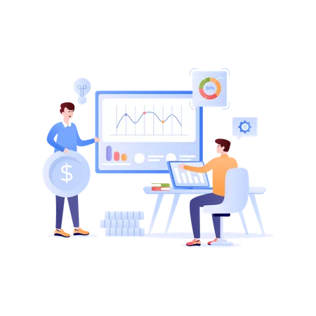 Financial Analytics  Illustration