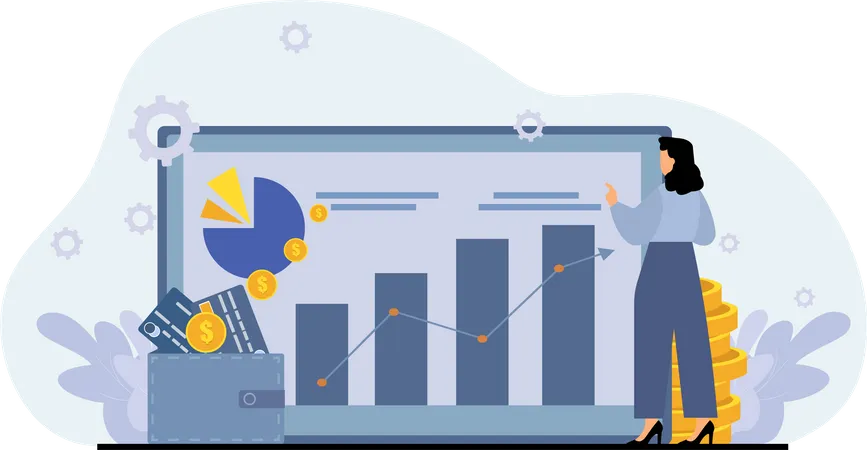 Financial Analytics  Illustration