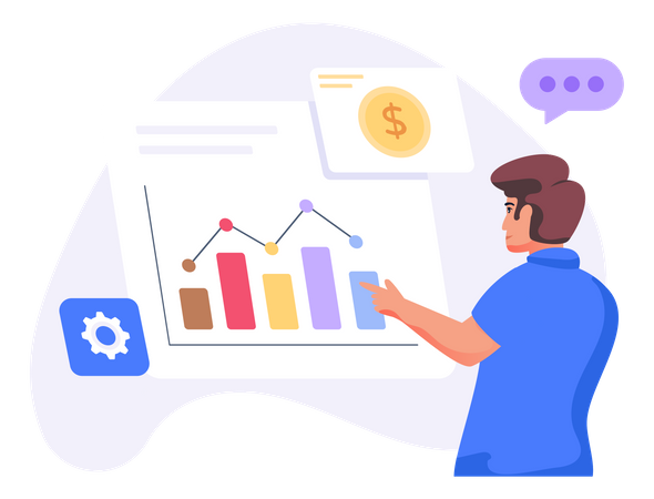 Financial Analytics  Illustration