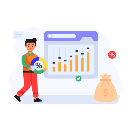 Financial Analytics  Illustration