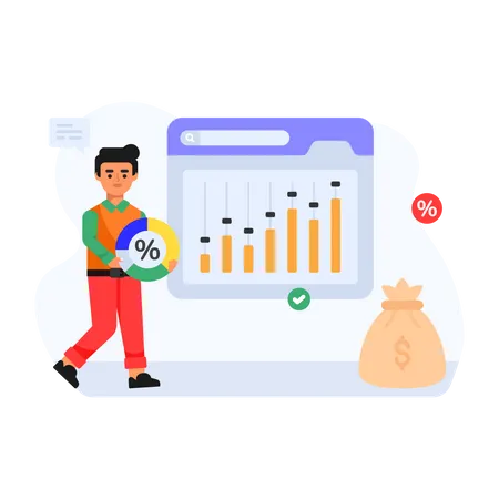 Financial Analytics  Illustration