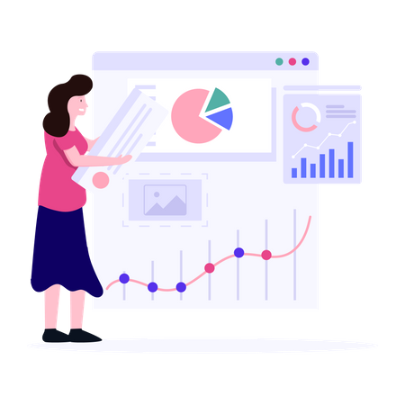 Financial Analytics  Illustration