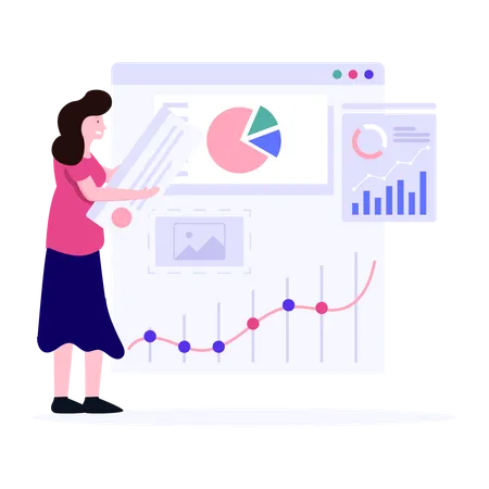 Financial Analytics  Illustration