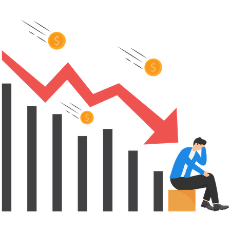 Financial and economic crisis  Illustration