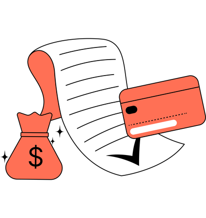 Financial Asset Documents  Illustration