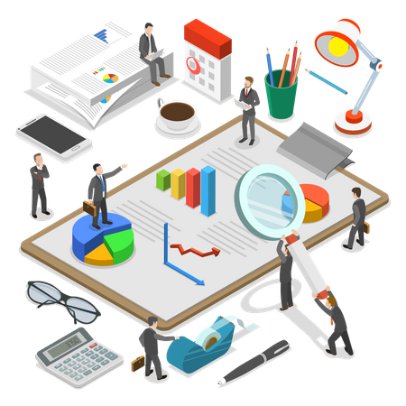 Financial audit  Illustration