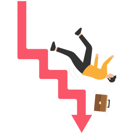 Financial bankruptcy  Illustration