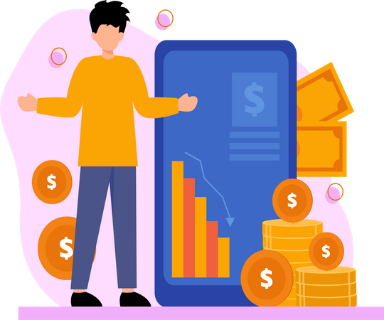 Financial budget  Illustration