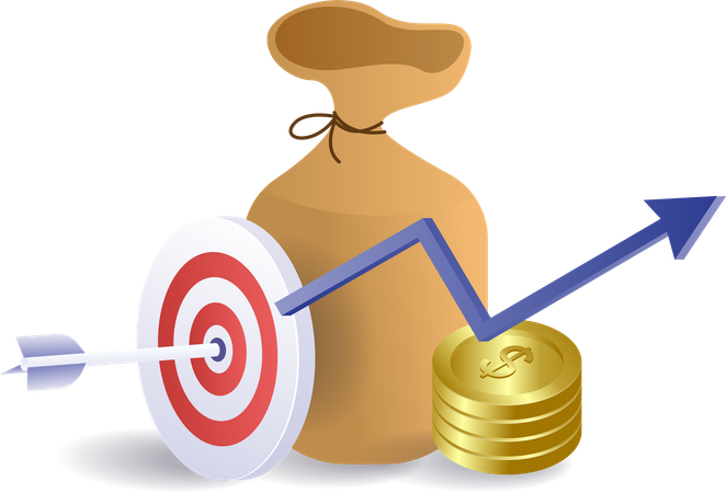 Financial business targets growth  Illustration