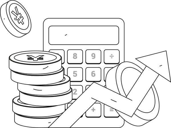 財務計算  イラスト