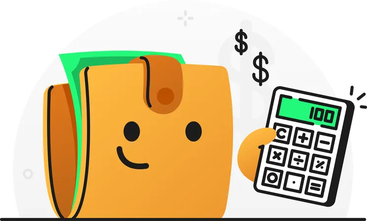 Financial calculation  Illustration