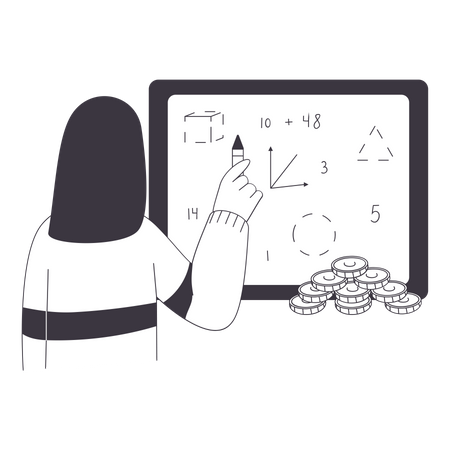 Financial Calculation Illustration