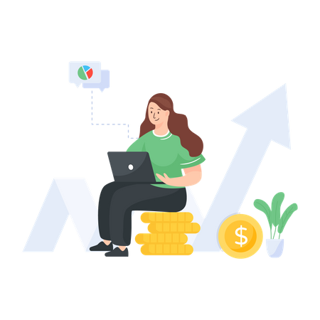 Financial Consultant  Illustration