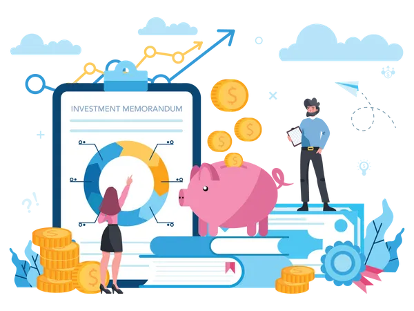 Financial Consultant  Illustration