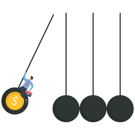 Financial Crash  Illustration