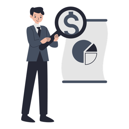 Financial data analysis  Illustration