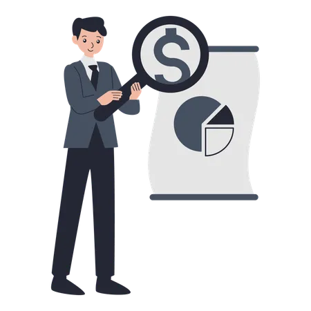 Financial data analysis  Illustration